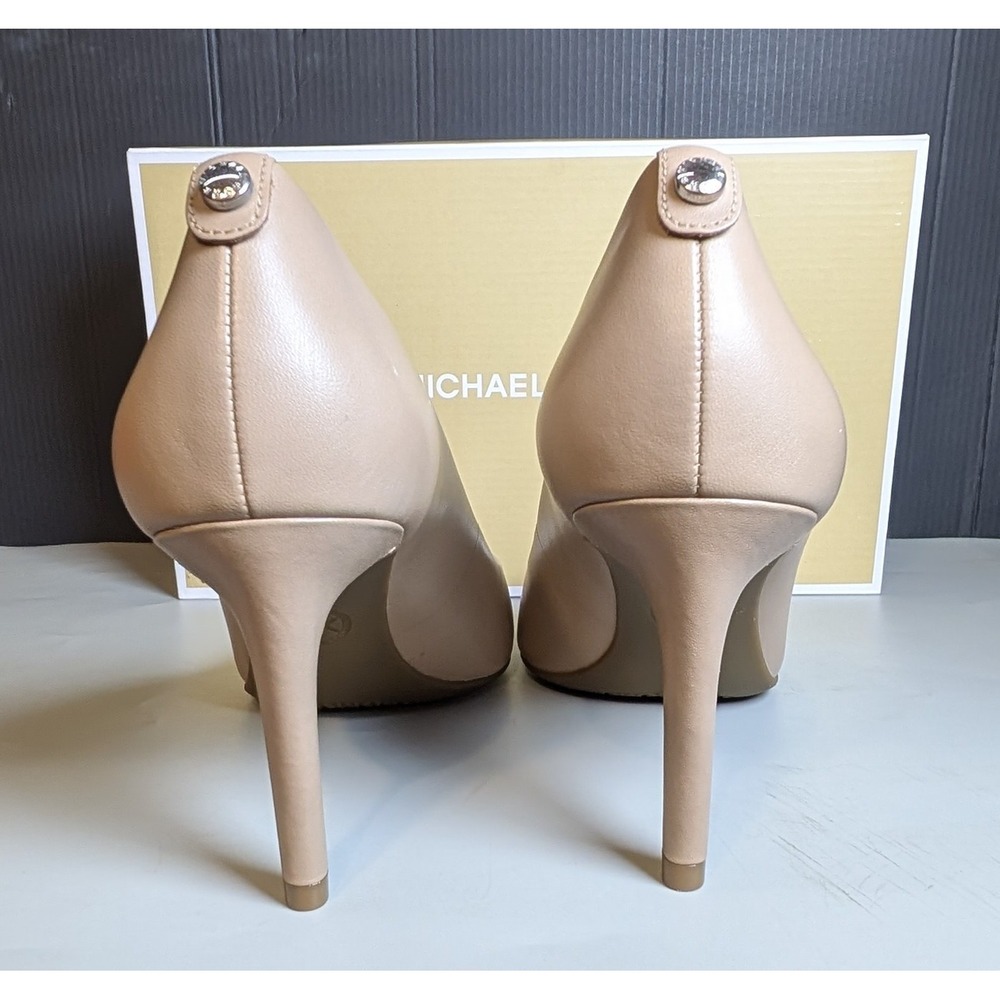 Michael Kors Womens Dorothy Flex Pump Neutral Leather Size 7 M New Box - Picture 12 of 16